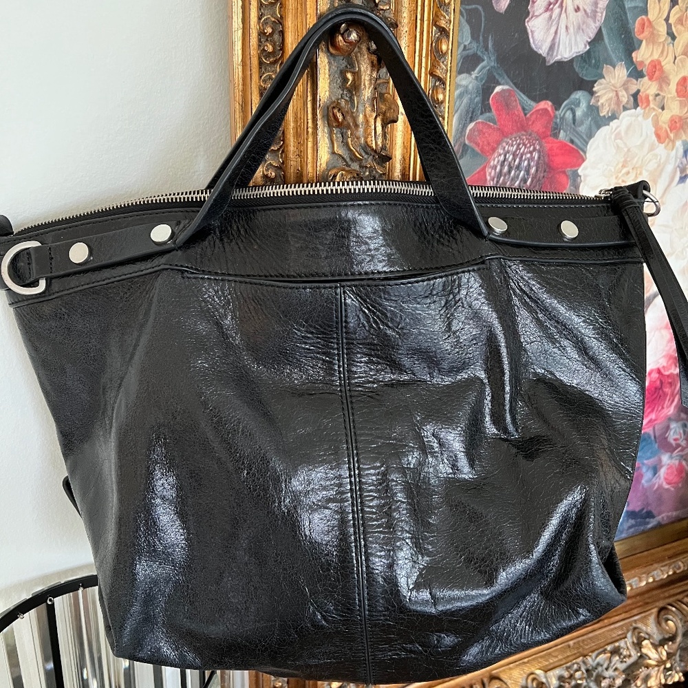 Treasure and Bond Black Leather Bag